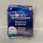 Crest 3D Sensitive And Gentle 28 Strips Light White Open Box Exp 01-27+. Price: $38.88.