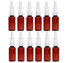 12PCS 30ML Amber Plastic Empty Refillable Nasal Bottles Makeup Water Container New. Price: $12.72.