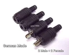 German Made 2 Pin Din & Female Plugs Speaker Hifi Connector Screw Terminals New. Price: $15.99.