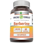 Amazing Formulas Berberine 1000MG Per Serving 120 Capsules Supplement New. Price: $58.99.