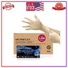 Ansell Microflex Diamond Grip MF-300 Disposable Latex Gloves Xl 1000 Count New. Price: $188.03.