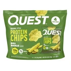 Protein Chips Dill Pickle 19G 4G Net Carbs Pack Of Quest Nutrition Flavored New. Price: $20.00.