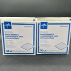 Medline Gauze Sponges Ply 4" X - 100 Packs 2 Ct PRM4408 (new). Price: $19.99.