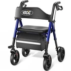 Vocic Rollator Walker W/ Seat - 330LB Capacity, 8" Wheels Used. Price: $79.99.