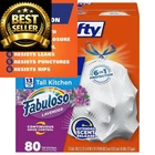 Hefty Ultra Strong 13 Gallon Trash Bags, Tall 80 Count (pack Of 1), White New. Price: $19.99.