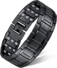 3X Magnetic Bracelets For Men Titanium Steel With Rows New. Price: $39.81.