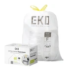 Eko 13 Gallon / 40-60 Liter, Count Drawstring Trash Bags, Extra-strong Uns... New. Price: $33.94.