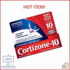 CORTIZONE-10 Maximum Strength Overnight Anti-itch Cream, 1% Hydrocortisone Creme New. Price: $21.76.