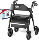 Vocic Z21 Rollator Walker With Seat 350 Lb 8 Inch Wheels All Terrain New. Price: $118.98.