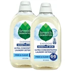 Seventh Generation Laundry Detergent Ultra Concentrated Easydose Clear 23.1 Fl New. Price: $52.38.