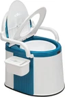 Vingli Portable Toilet Back & Handrail Design Commode With 5 Gallon Bucket Inn New. Price: $52.32.