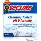 Secure Daily Cleansing Tablets - Ph 9 Formula 32 Count (pack Of 1), No Color New. Price: $17.99.