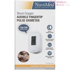 Nuvomed Blood Oxygen Audible Fingertip Pulse Oximeter New Box. Price: $17.95.