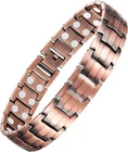 Feraco Men's Copper Magnetic Elegant 99.99% Solid Bracelets With New. Price: $32.55.