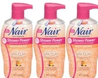 Nair Shower Power Moisturizing Hair Remover Brazilian Spa Clay 13 Oz (3 Pack) New. Price: $21.95.