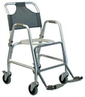 Lumex Deluxe Aluminum Shower Transport Chair With Footrests, 5" Swivel Caster New. Price: $559.99.