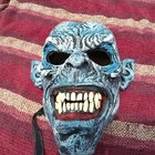 California Costume Plastic Lined Breathable Blue Halloween Hideous Monster Mask Used. Price: $19.99.