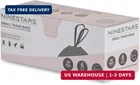 Ninestars NSTB-6-30 Extra Strong White Trash Bag W/drawstring Closure, Gal. New. Price: $11.08.