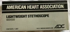 American Heart Association Stethoscope Lightweight #004500 Pre-owned. Price: $12.99.