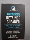 M3 Naturals Retainer And Denture Cleaner 120 Tablets - Removes Bad Odors, Stains New. Price: $25.00.