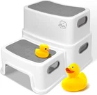 Forbena Toddler Step Stool Bathroom Sink, 2 White-grey New. Price: $34.99.