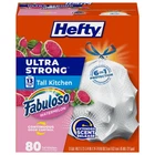Hefty Ultra Strong 13 Gallon Trash Bags, Tall Kitchen 80 Count (pack Of 1) New. Price: $29.79.