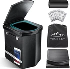 Sckee 2026 Upgraded Xl Portable Toilet For Adults,tall Camping With Lid New. Price: $56.42.