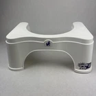 Squatty Potty Simple Bathroom Stool White 7" Good Condition Pre-owned. Price: $14.99.