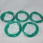 (5) Salter Green Oxygen Tubes W/ Connectors Foot # 2025G-25 New Sealed. Price: $32.12.