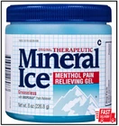 Mineral Ice Therapeutic Pain Relieving Gel, 8 Ounce New. Price: $14.34.