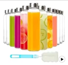 Keywing 12PACK Glass Juice Bottles With Lids, 18OZ Clear Juicing Large, New. Price: $18.99.