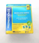 Preparation Medicated Hemorrhoidal Wipes Witch Hazel 180 Ct Maximum Strength New. Price: $24.99.