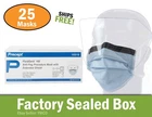 Precept 15310 Procedure Mask Fluidgard 160 Anti Fog , Extended Shield Level New. Price: $14.95.