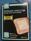Medline Optifoam Gentle Ex Silicone & Border Box Of 10 3X3 Brand New (A9-1). Price: $8.00.
