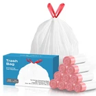 Tall Kitchen Drawstring Trash Bags 13.2 Gallon 200 Count White Leak Proof Kdbk New. Price: $51.99.