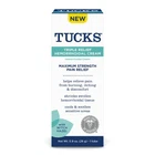 Tucks Triple Relief Hemorrhoidal Cream, Maximum Strength Pain Clear New. Price: $17.30.