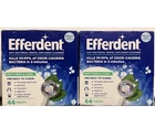 Efferdent Tablets Plus Mint Denture Cleanser 44 Each Total 88 - 2 Pack New. Price: $9.95.