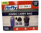 Hefty Storage Solutions 3 Pack Heavy Duty Jumbo Carry Bag New. Price: $17.95.