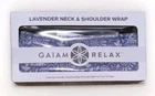 New Gaiam Relax Neck & Shoulder Calming Lavender Scented Wrap Warm Cool Therapy. Price: $29.99.