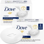 Dove Original Beauty Bar Soap Pack Of 8 Moisturizing Cream Gentle Cleanser New. Price: $20.69.