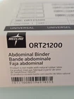 Medline Abdominal Binder Universal ORT21200: 10" HEIGHT/27-48" Rib Measurement New. Price: $28.99.