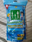 Traveljohn Jr.-disposable Urinal Bags 6 Pack & 3 Adult Plastic Sleeve New. Price: $19.98.