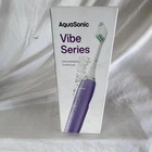 Aquasonic Vibe Series Electric Toothbrush Purple, 4 Speeds, Timer, IPX7 New. Price: $19.69.