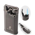 Discontinued - Tall Rocker Style Xifei Desktop Torch Cigar Lighter W/ Punch Used. Price: $39.97.