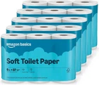 Basics 2-PLY Soft Toilet Paper, 30 Rolls (5 Packs 6), 350 Sheets New. Price: $38.99.
