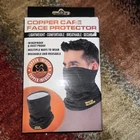 Copper Care Infused Face Protector Gaiter & Neck Guard Mask Washable Gray New. Price: $6.99.