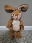 Vintage California Stuffed Toys Jointed Plush Bunny Rabbit 10" Brown Used. Price: $8.98.