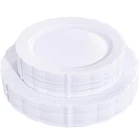 Disposable Plates 30PCS White Heavy Duty 10.25 Dinner 7.5 Dessert LA00 U-qe High New. Price: $51.99.