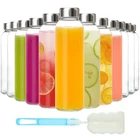 Keywing 12PACK Glass Juice Bottles With Lids, 18OZ Clear Juicing Large, New. Price: $47.59.