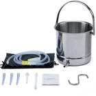 Temontian Coffee Enema Bucket Kit, For Colon Cleansing Silver New. Price: $40.17.
